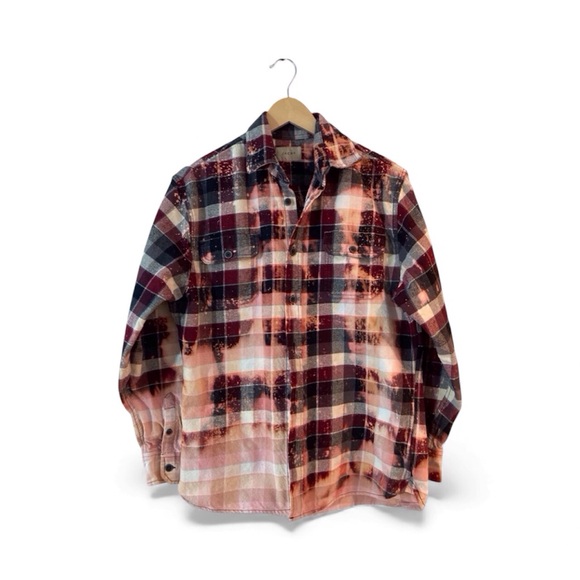 Handmade JACHS Women’s Flannel Jacket – 
Western Style, Patch Back, #CowboyCore - Picture 4 of 11